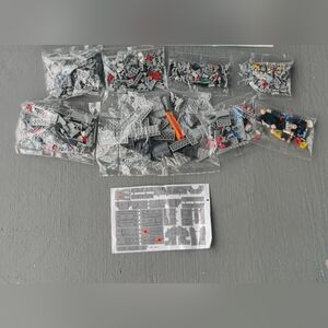 Military Jet Building Block Set KC2015 w/ Instructions Stickers Minifigures